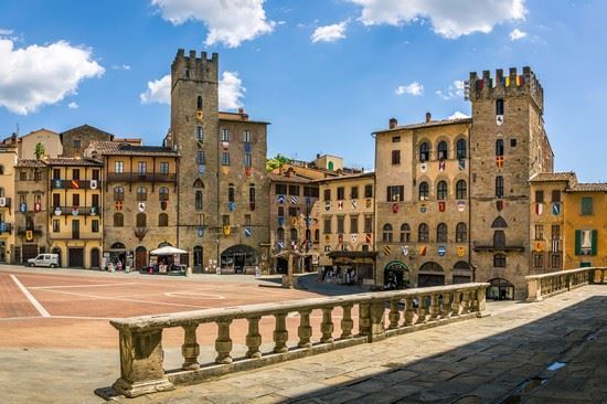 Il centro storico di Arezzo