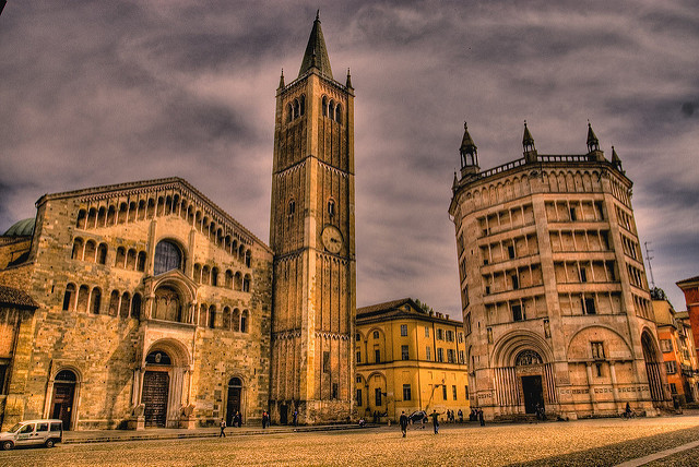 Il centro storico di Parma