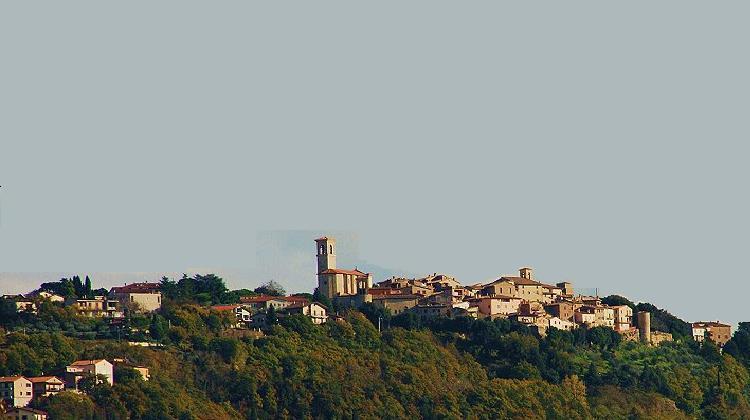 Panorama della città di Collazzone