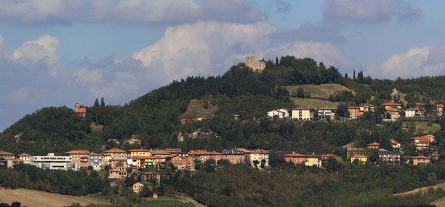 Il panorama del borgo di Baiso